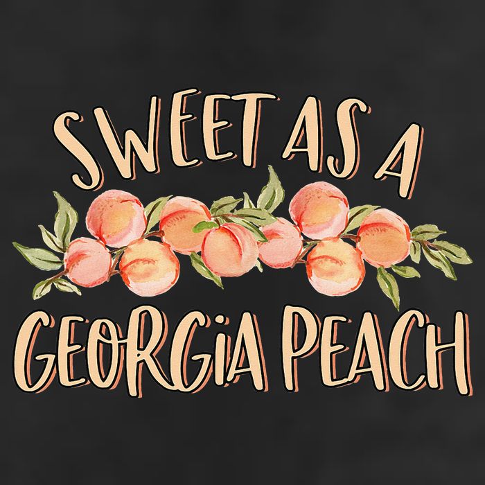 Sweet As A Georgia Peach Cute Funny Southern Georgia Hat