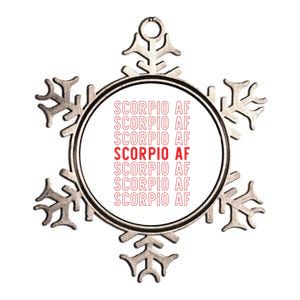 Scorpio Af Astrological Zodiac Sign Great Gift Metallic Star Ornament