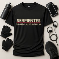Serpientes Arizona Az Fans Latitude & Longitude Cooling Performance Crew T-Shirt