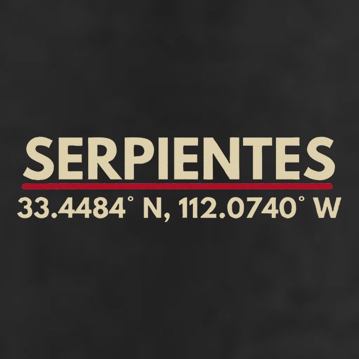 Serpientes Arizona Az Fans Latitude & Longitude Beanie