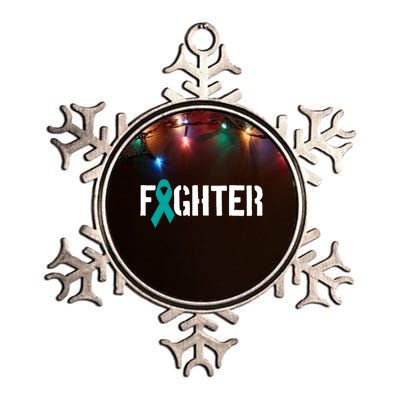 Sexual Assault And Violence Awareness Month Fighter Gift Metallic Star Ornament