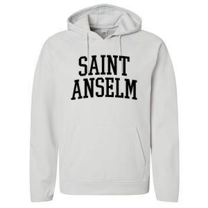 Saint Anselm Athletic Arch College University Alumni Performance Fleece Hoodie