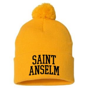 Saint Anselm Athletic Arch College University Alumni Pom Pom 12in Knit Beanie