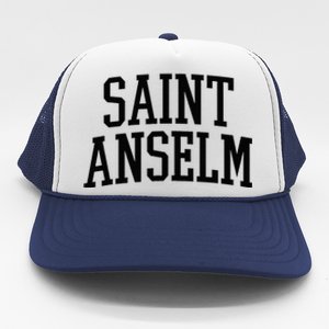 Saint Anselm Athletic Arch College University Alumni Trucker Hat