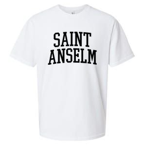 Saint Anselm Athletic Arch College University Alumni Sueded Cloud Jersey T-Shirt