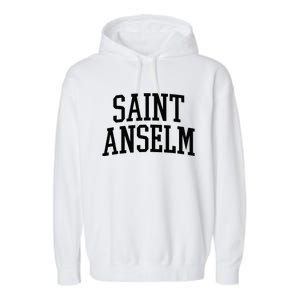 Saint Anselm Athletic Arch College University Alumni Garment-Dyed Fleece Hoodie