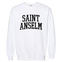 Saint Anselm Athletic Arch College University Alumni Garment-Dyed Sweatshirt