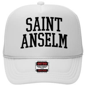 Saint Anselm Athletic Arch College University Alumni High Crown Mesh Back Trucker Hat