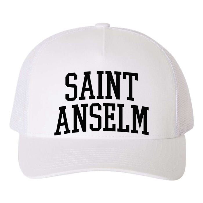 Saint Anselm Athletic Arch College University Alumni Yupoong Adult 5-Panel Trucker Hat