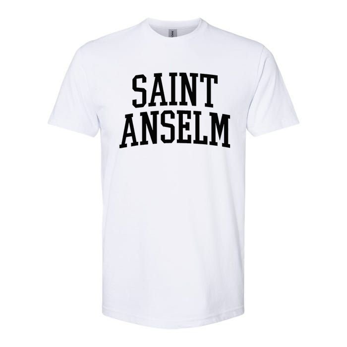 Saint Anselm Athletic Arch College University Alumni Softstyle CVC T-Shirt