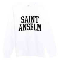 Saint Anselm Athletic Arch College University Alumni Premium Crewneck Sweatshirt