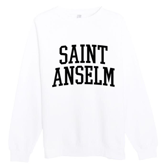 Saint Anselm Athletic Arch College University Alumni Premium Crewneck Sweatshirt