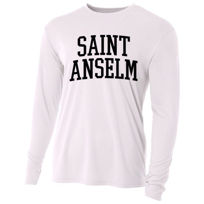 Saint Anselm Athletic Arch College University Alumni Cooling Performance Long Sleeve Crew