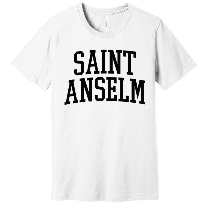 Saint Anselm Athletic Arch College University Alumni Premium T-Shirt