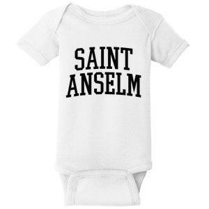 Saint Anselm Athletic Arch College University Alumni Baby Bodysuit