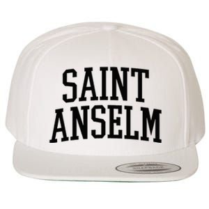 Saint Anselm Athletic Arch College University Alumni Wool Snapback Cap