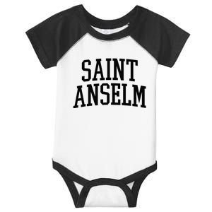 Saint Anselm Athletic Arch College University Alumni Infant Baby Jersey Bodysuit