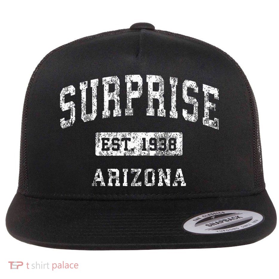 Surprise Arizona Az Vintage Established Sports Flatbill Hat