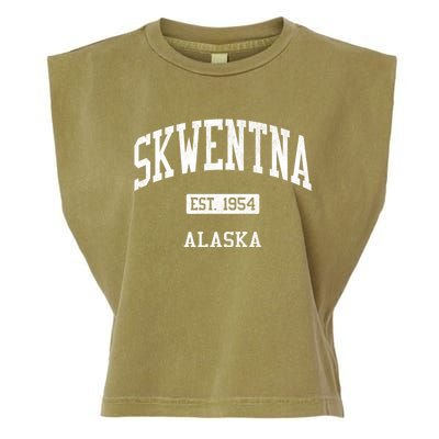 Skwentna Alaska Ak Js04 Vintage Athletic Sports Garment-Dyed Women's Muscle Tee