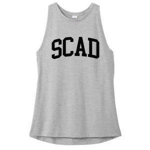 SCAD Athletic Arch College University @ Alumni Ladies PosiCharge Tri-Blend Wicking Tank