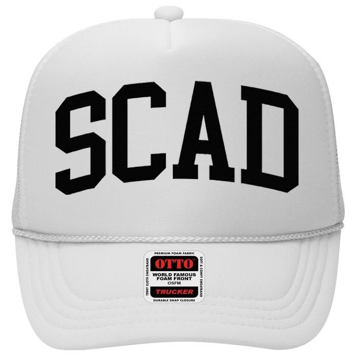 SCAD Athletic Arch College University @ Alumni High Crown Mesh Back Trucker Hat