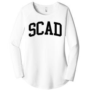 SCAD Athletic Arch College University @ Alumni Women's Perfect Tri Tunic Long Sleeve Shirt