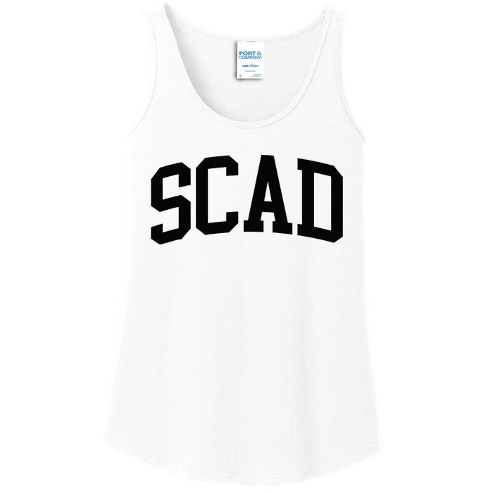 SCAD Athletic Arch College University @ Alumni Ladies Essential Tank