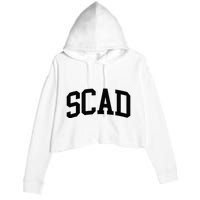 SCAD Athletic Arch College University @ Alumni Crop Fleece Hoodie