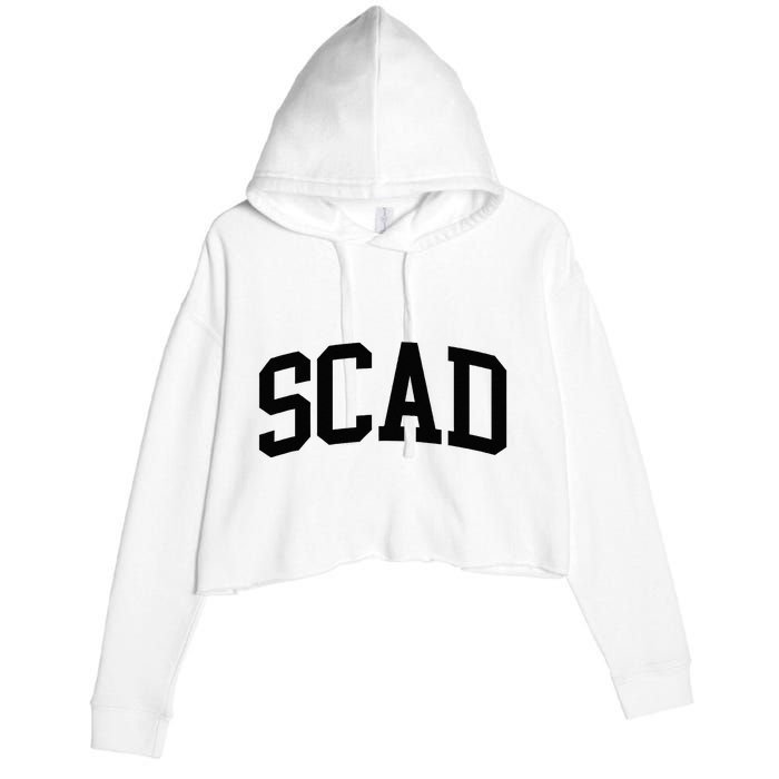 SCAD Athletic Arch College University @ Alumni Crop Fleece Hoodie