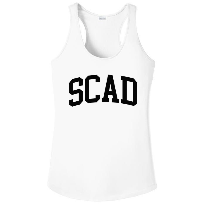 SCAD Athletic Arch College University @ Alumni Ladies PosiCharge Competitor Racerback Tank