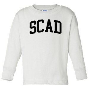 SCAD Athletic Arch College University @ Alumni Toddler Long Sleeve Shirt