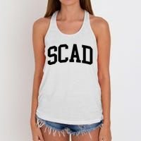 SCAD Athletic Arch College University @ Alumni Women's Knotted Racerback Tank