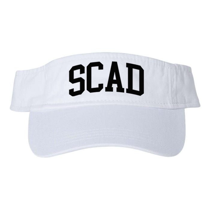 SCAD Athletic Arch College University @ Alumni Valucap Bio-Washed Visor