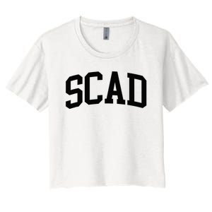 SCAD Athletic Arch College University @ Alumni Women's Crop Top Tee