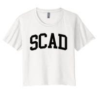 SCAD Athletic Arch College University @ Alumni Women's Crop Top Tee