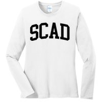 SCAD Athletic Arch College University @ Alumni Ladies Long Sleeve Shirt