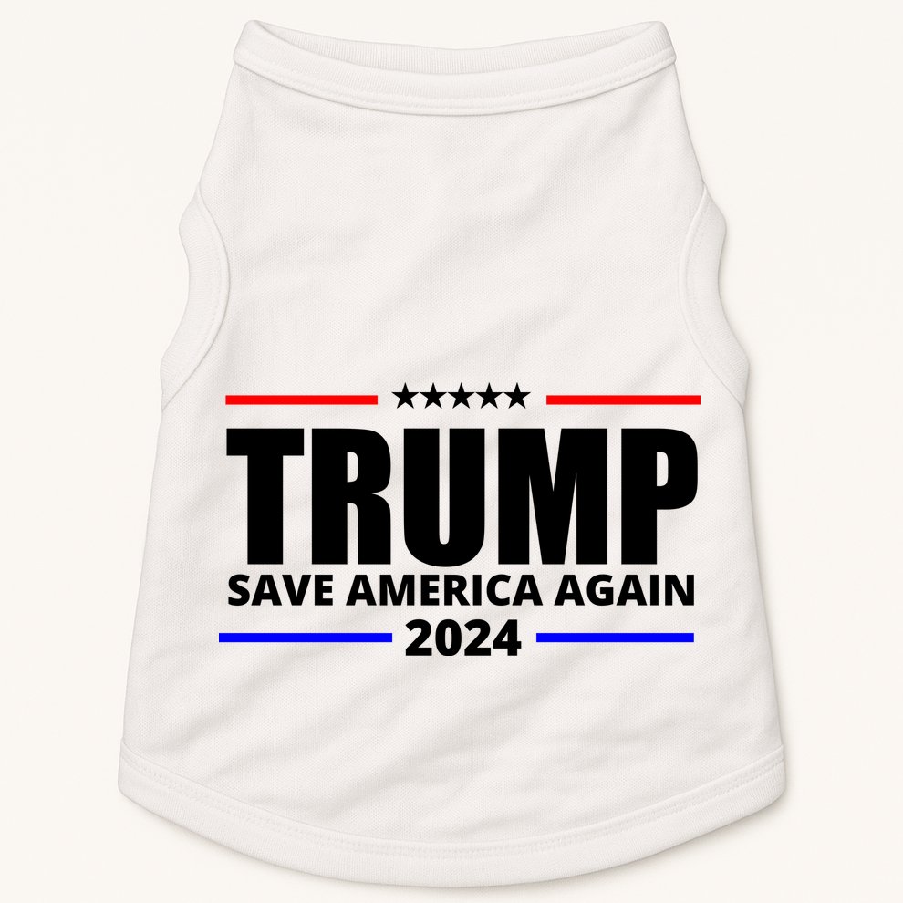 Save America Again Trump 2024 Political Doggie Tank