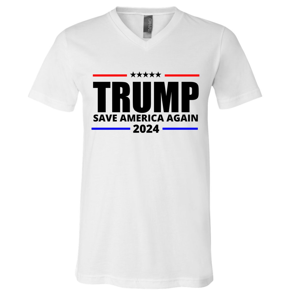 Save America Again Trump 2024 Political V-Neck T-Shirt