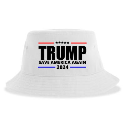 Save America Again Trump 2024 Political Sustainable Bucket Hat