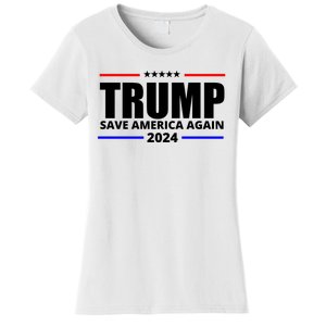 Save America Again Trump 2024 Political Women's T-Shirt