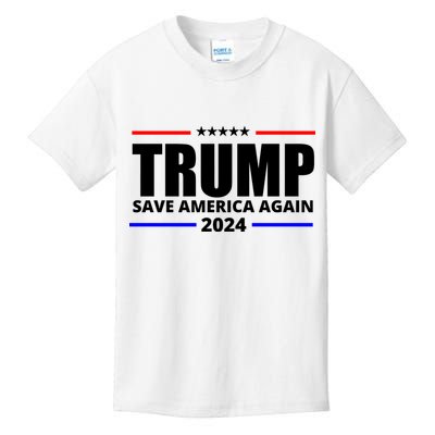 Save America Again Trump 2024 Political Kids T-Shirt