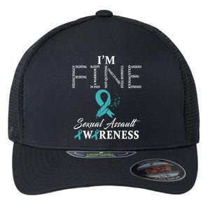 Sexual Assault Awareness Im Fine Cute Gift Flexfit Unipanel Trucker Cap