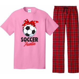 Soccer Auntie Aunt Women Pajama Set