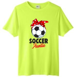 Soccer Auntie Aunt Women Tall Fusion ChromaSoft Performance T-Shirt