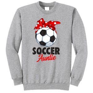 Soccer Auntie Aunt Women Tall Sweatshirt