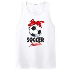 Soccer Auntie Aunt Women PosiCharge Competitor Tank