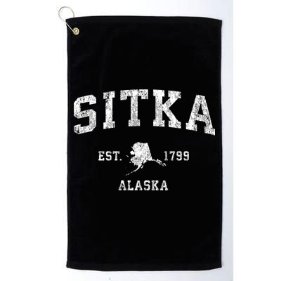 Sitka Alaska Ak Vintage Athletic Sports Golf Towel