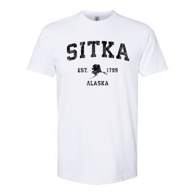 Sitka Alaska Ak Vintage Athletic Sports Softstyle CVC T-Shirt