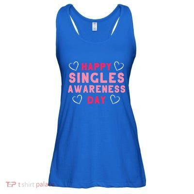 Singles Awareness Anti Valentines Day Gift Design Great Gift Ladies Essential Flowy Tank