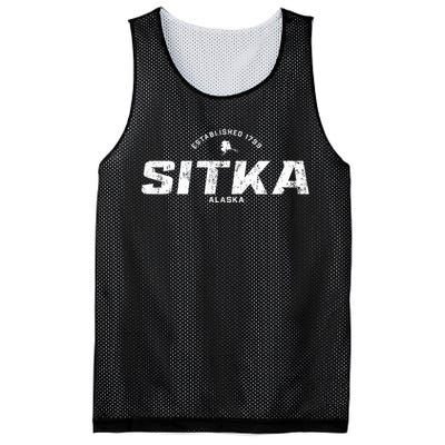 Sitka Alaska Ak Vintage Athletic Sports Mesh Reversible Basketball Jersey Tank